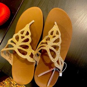 Fabulous Fit flood glitter and gold NWT